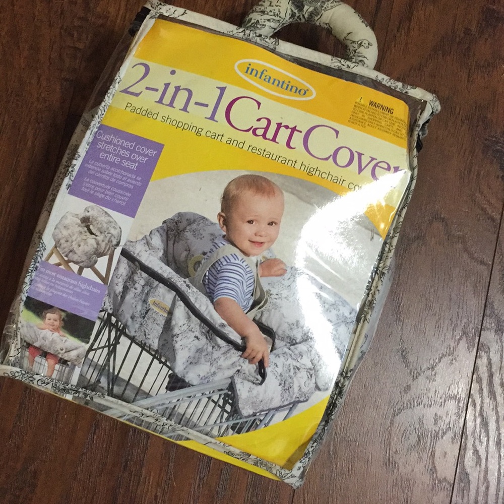 Infantino grocery cart and high chair cover